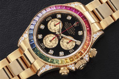 multi colored rolex|Rolex daytona diamonds.